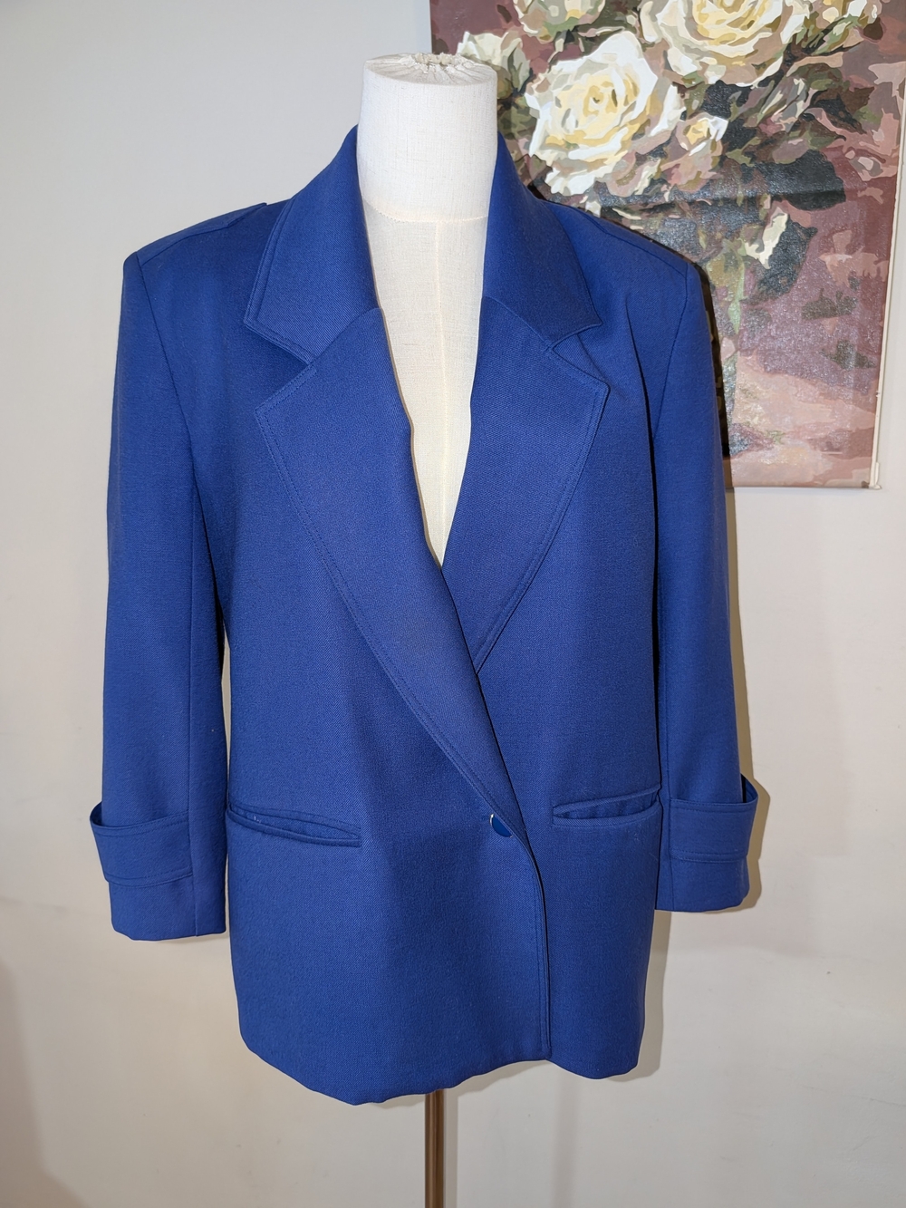 Tailored Women's Cobalt Blue Blazer Jacket